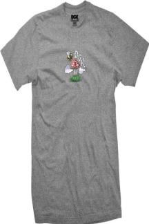 DGK TRIPPY MATH GREY HEATHER SS S