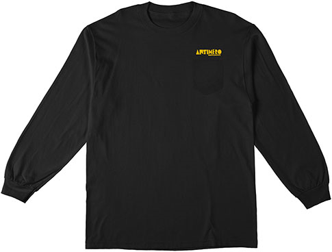 ANTI-HERO SLINGSHOT BLACK/YELLOW POCKET LS XL