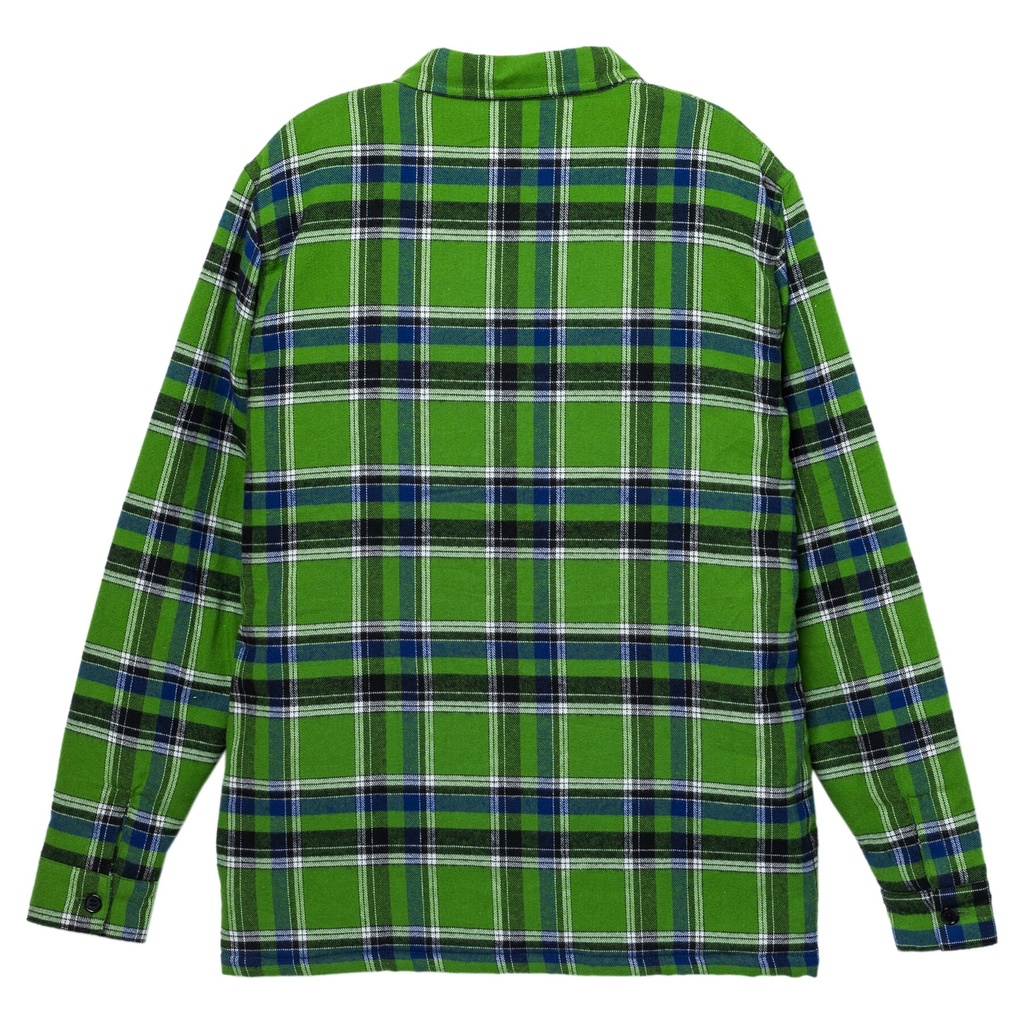 ANTI-HERO BASIC EAGLE GREEN/BLUE FLANNEL JACKET M