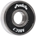 ANDALE BLACK AND GOLD ABEC 7 SINGLE SET
