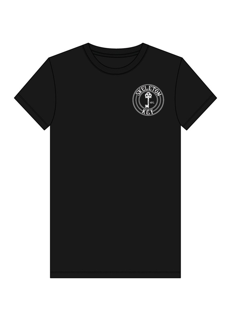 SKELETON KEY CIRCLE LOGO HEAVYWEIGHT BLACK SS M
