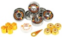 ANDALE BLACK AND GOLD ABEC 7 SINGLE SET