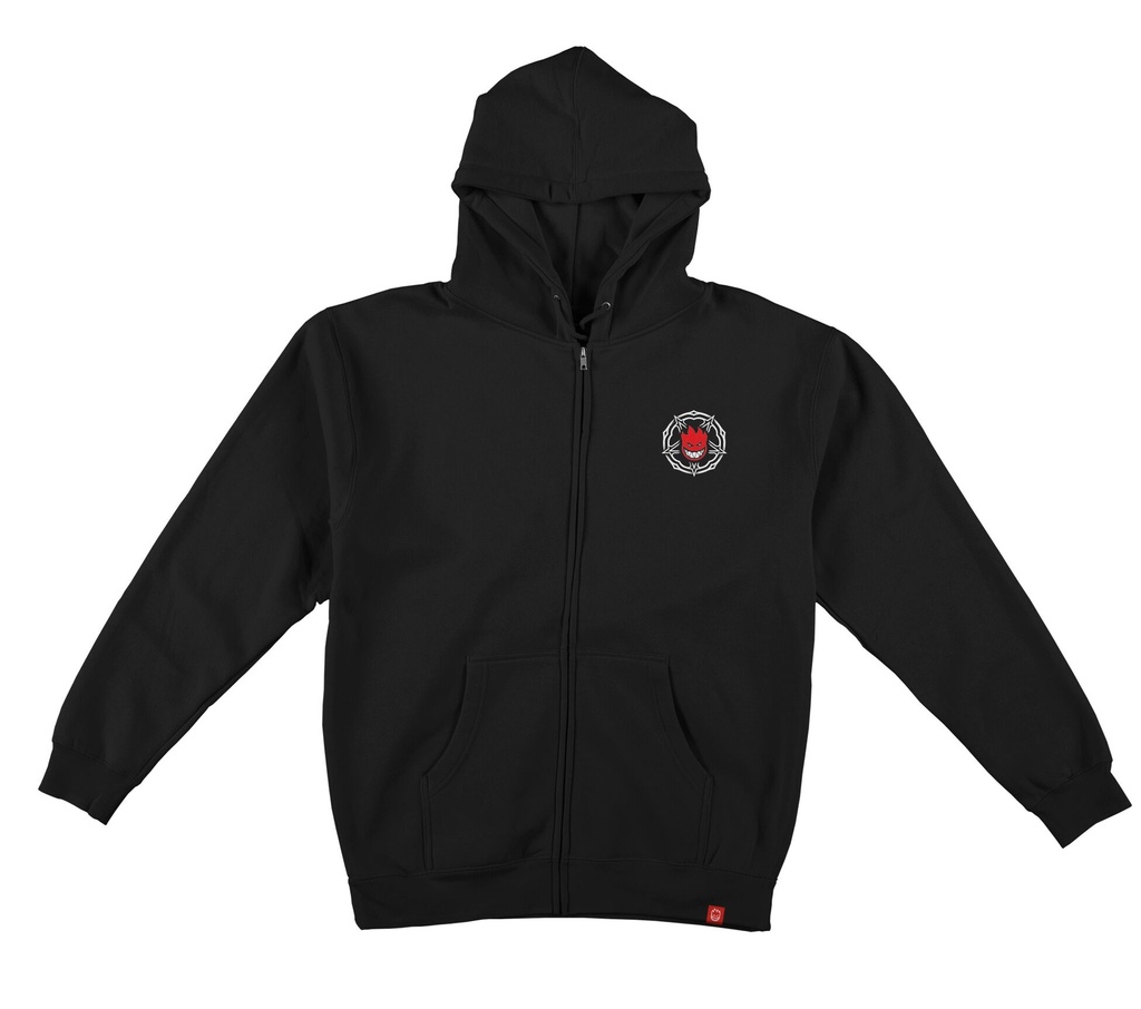 SPITFIRE PENTAGRAM DRIP BLACK HD/ZIP M