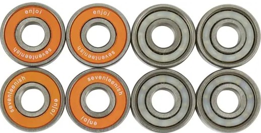 ANDALE BLACK AND GOLD ABEC 7 SINGLE SET