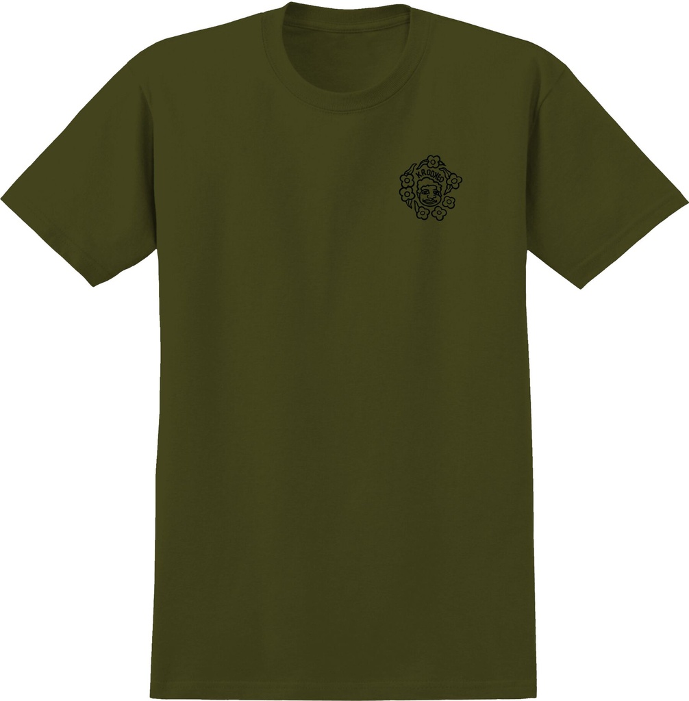 KROOKED MG MILITARY GREEN SS M