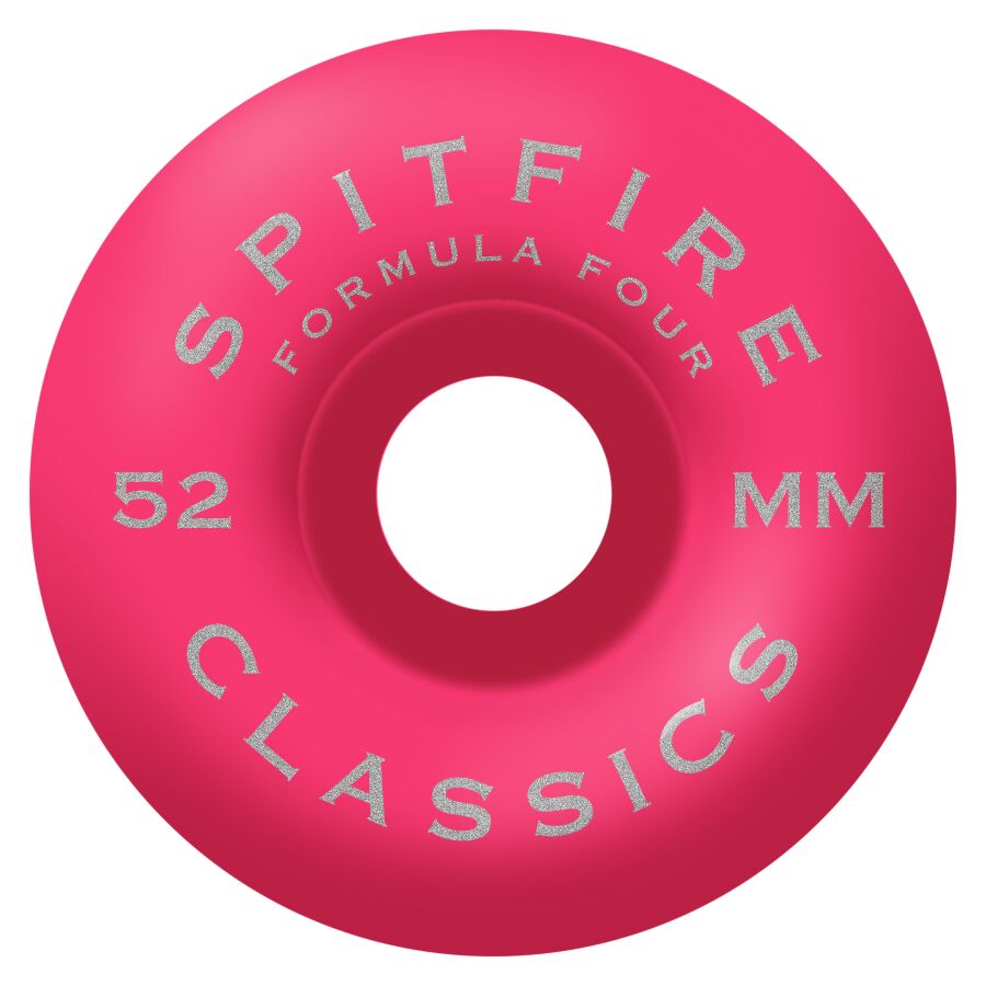 SPITFIRE FORMULA FOUR FLORAL CLASSIC PINK 52MM 99D (Set of 4)