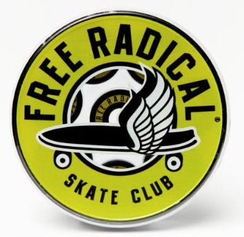 FREE RADICAL ABEC 5 YELLOW BEARINGS SINGLE SET