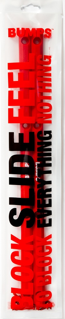 BUMPS CURB RAILS RED