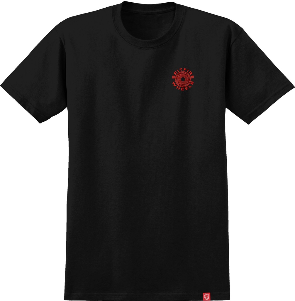 SPITFIRE 87 SWIRL FILL BLACK/RED SS M
