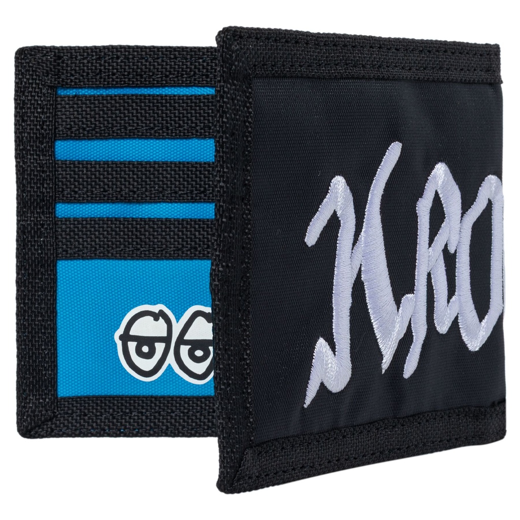 KROOKED EYES BIFOLD WALLET BLACK