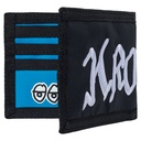 KROOKED EYES BIFOLD WALLET BLACK
