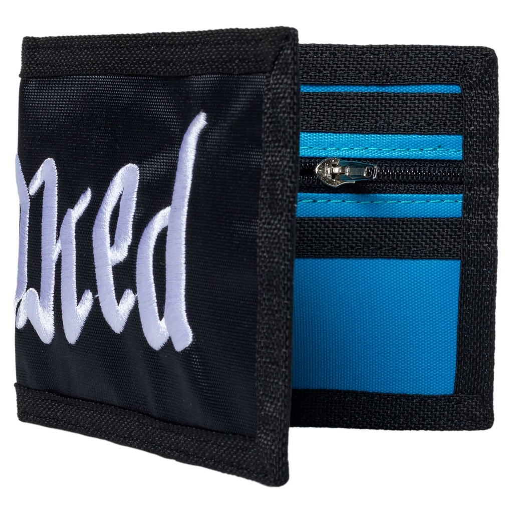 KROOKED DOUBLE OK BIFOLD WALLET BLACK