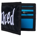 KROOKED DOUBLE OK BIFOLD WALLET BLACK