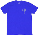 DOGTOWN CROSS LOGO ROYAL BLUE/GREY SS XL