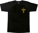 DOGTOWN CROSS LOGO RASTA BLACK SS XL