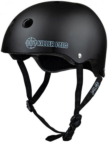 187 PRO SKATE HELMET  W/ SWEATSAVER LINER LIZZIE ARMANTO MATTE BLACK S