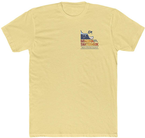 45 RPM VINTAGE MARINA DEL REY YELLOW SS XL