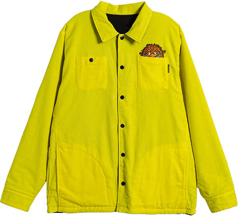 ANTI-HERO GRIMPLE STIX REVERSIBLE BLACK/YELLOW JACKET L