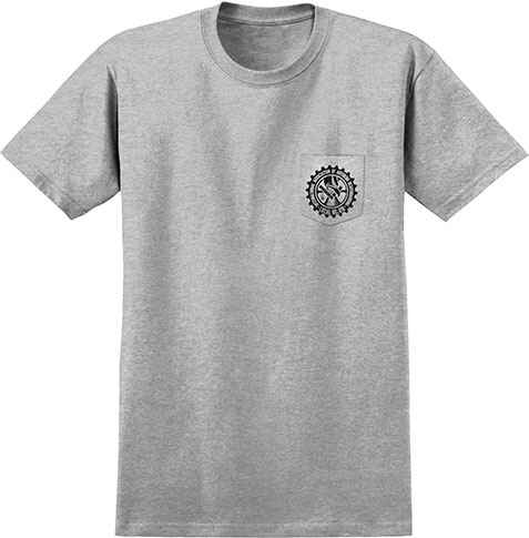 ANTI-HERO UNION 18 HEATHER GREY POCKET SS XL