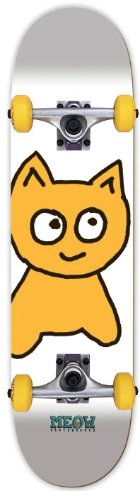 MEOW BIG CAT WHITE MINI COMPLETE 7.00 X 29.00