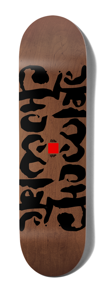 CHOCOLATE ROBERTS INK BLOT BROWN STAIN TWIN TAIL DECK 8.0