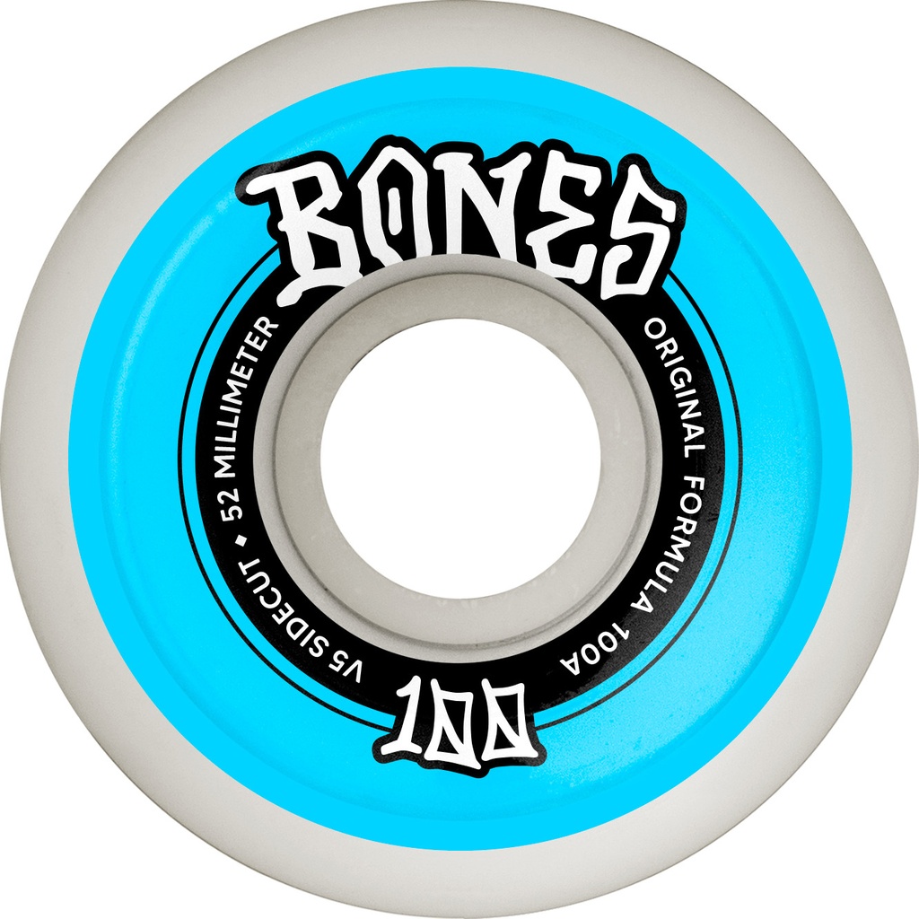 BONES 100S OG FORMULA SIDECUTS V5 52MM 100A (Set of 4)