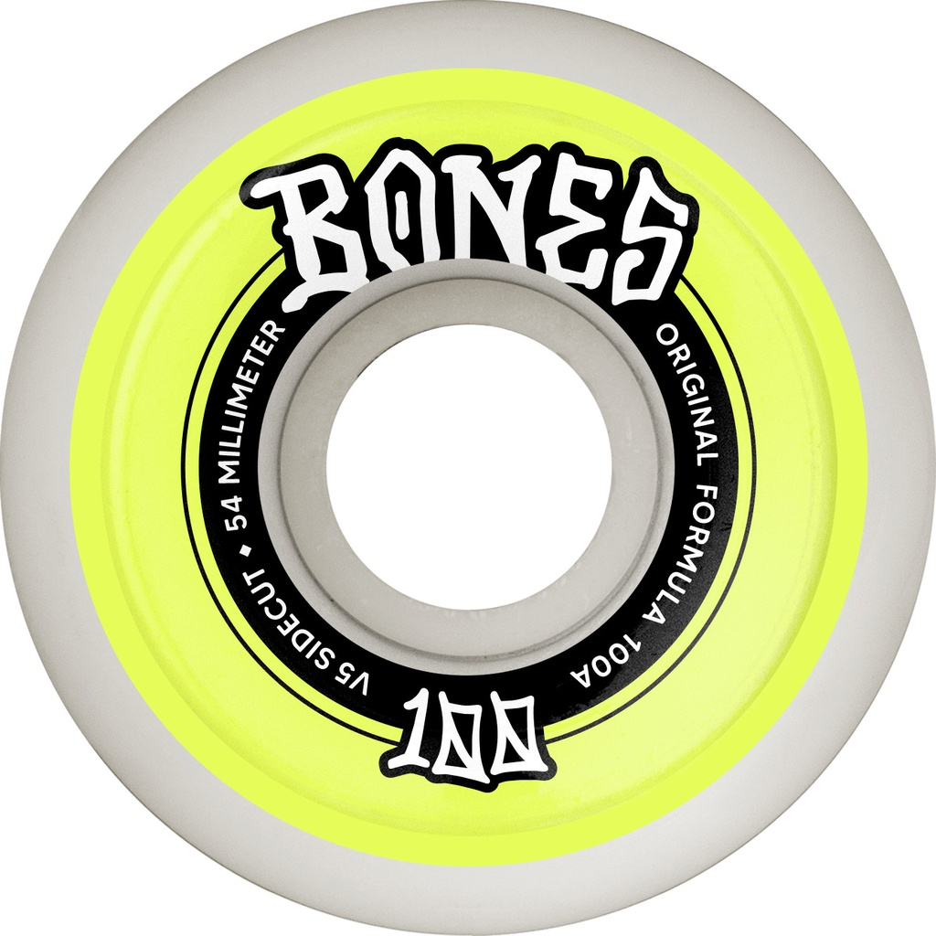 BONES 100S OG FORMULA SIDECUTS V5 54MM 100A (Set of 4)