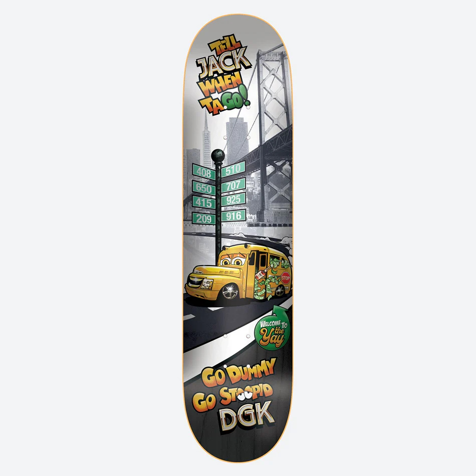DGK JACK CURTIN THIZZ DECK 8.25
