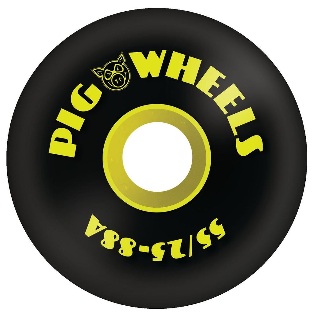 PIG RT'S BLACK 55MM 88A (Set of 4)