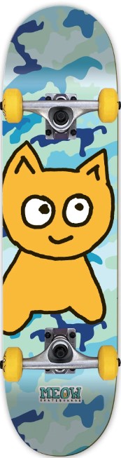 MEOW BIG CAT CAMO BLUE COMPLETE 8.00