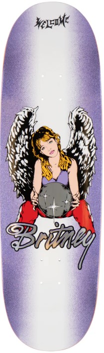 WELCOME X BRITNEY SPEARS ANGEL ON BOLINE SHAPED DECK 9.50 X 33.00