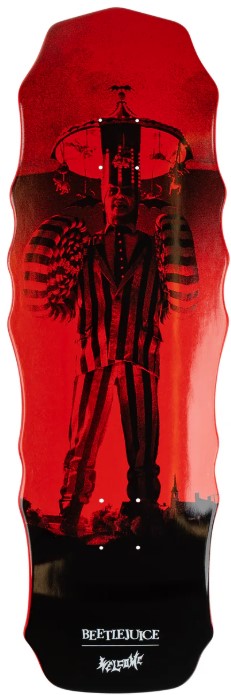 WELCOME X BEETLEJUICE CAROUSEL ON WIDOW SHAPED DECK 10.00 X 31.00