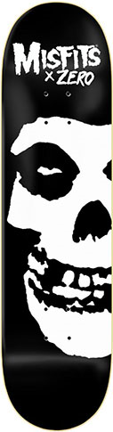 ZERO MISFITS FIEND SKULL BLACK/WHITE DECK 8.00
