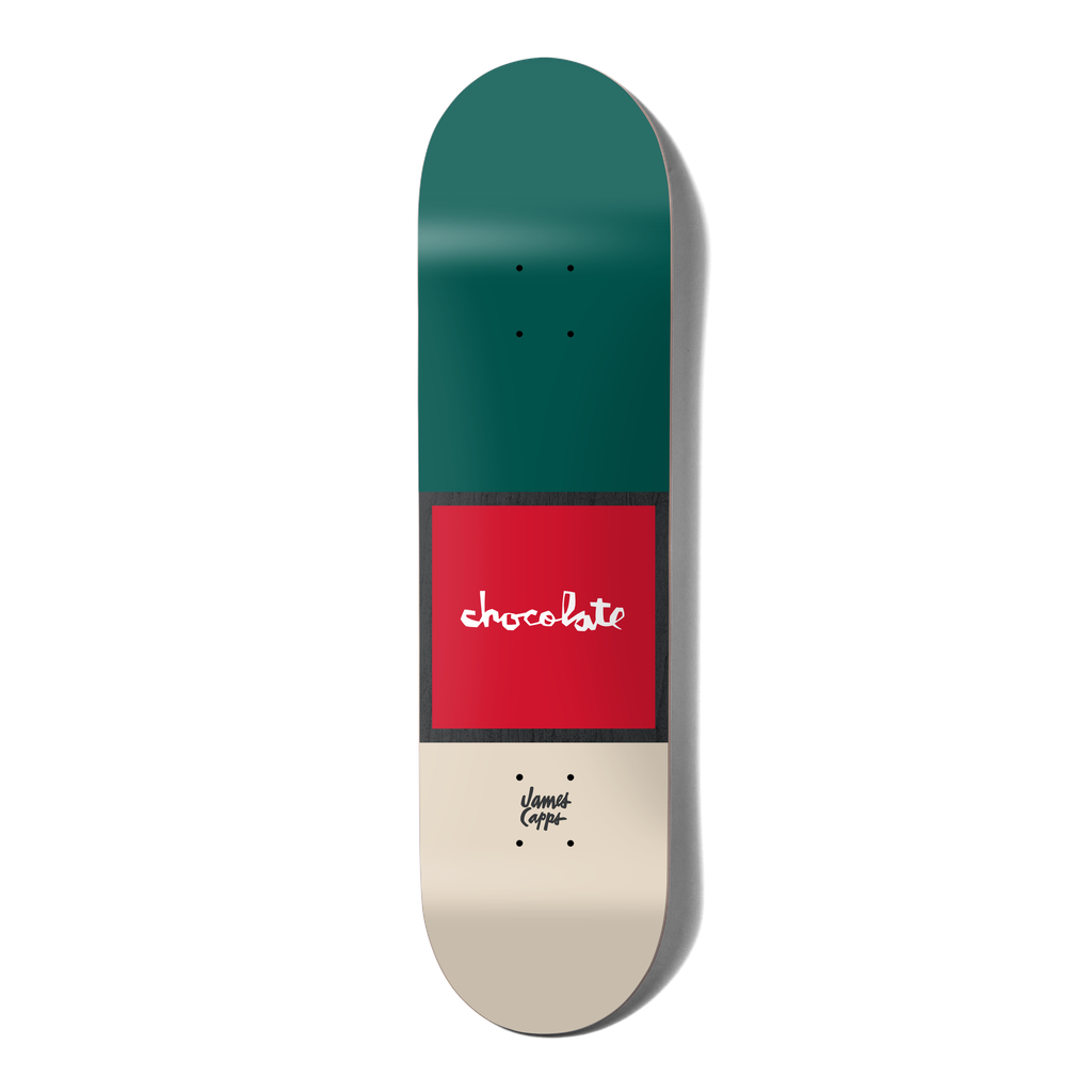 CHOCOLATE CAPPS RED SQUARE DECK 8.25