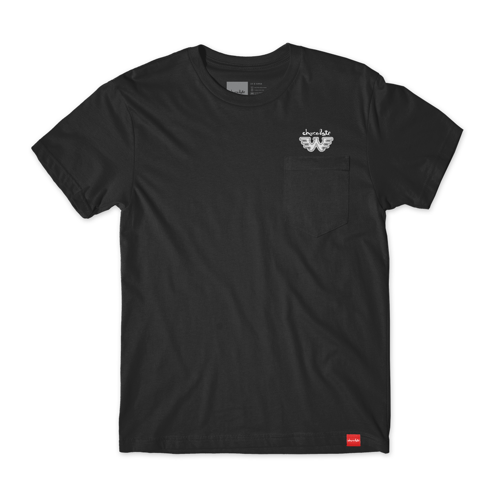 CHOCOLATE WAYLON JENNINGS W BLACK POCKET SS M