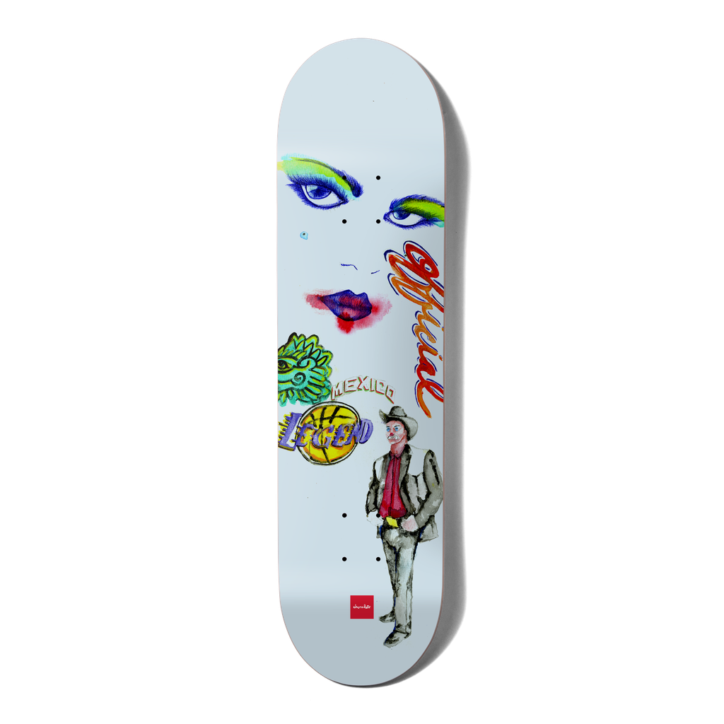 CHOCOLATE PEREZ ART OFFICIAL TWIN TAIL DECK 8.0
