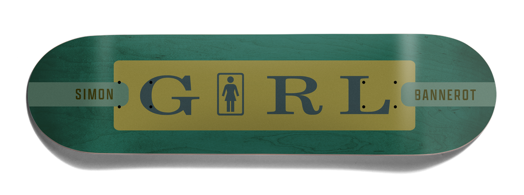 GIRL BANNEROT SERIF TWIN TAIL DECK 8.25