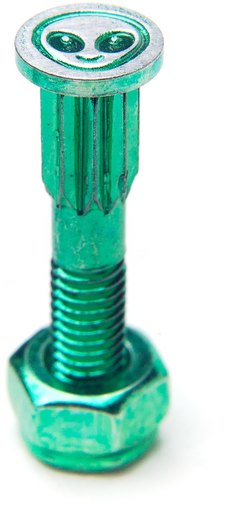 SCREW CITY HARDWARE GREEN ALIEN 1"