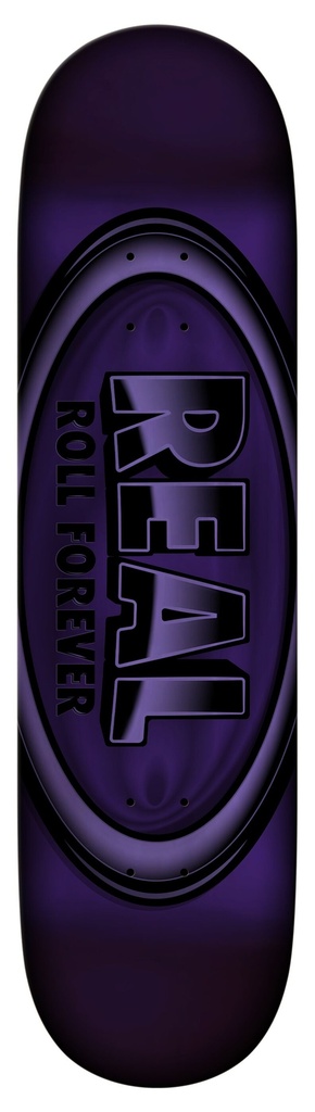 REAL TEAM DBX OVAL PURPLE FOIL DECK 8.38