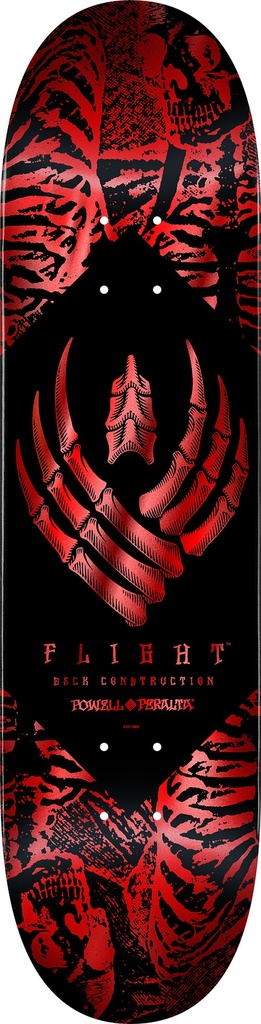 POWELL TEAM SKELETON RED FOIL FLIGHT DECK 8.38