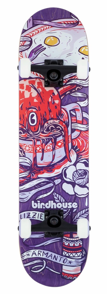 BIRDHOUSE LIZZIE ARMANTO FAVORITES PURPLE COMPLETE 7.75