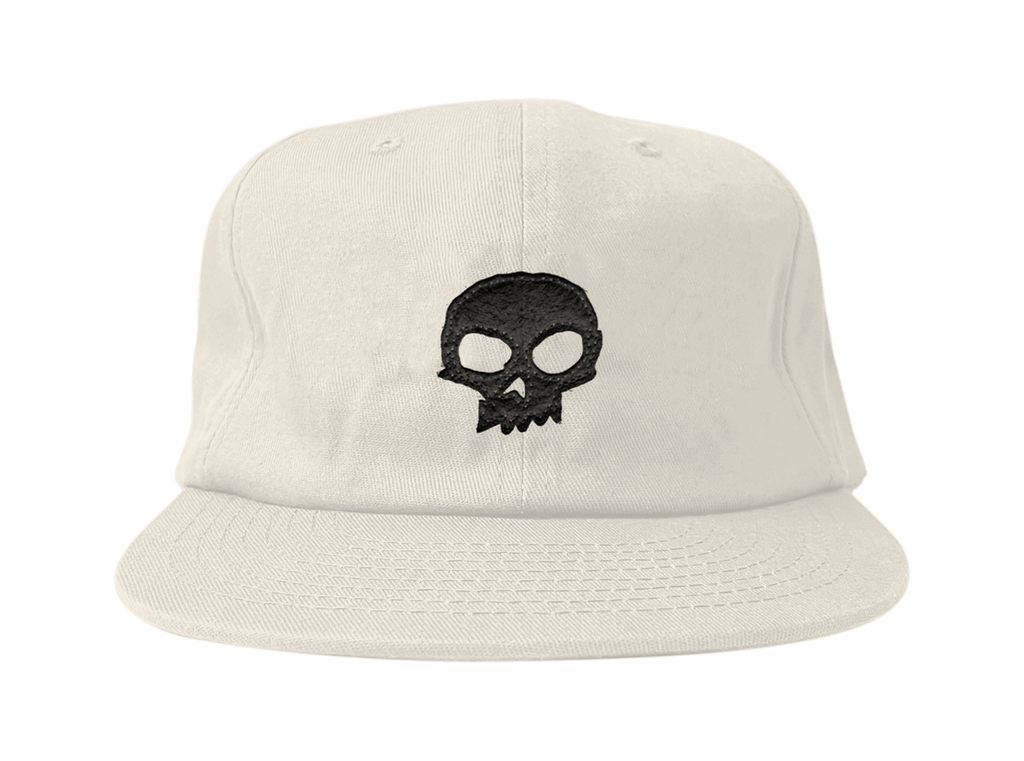 ZERO SKULL APPLIQUE HAT OFF WHITE
