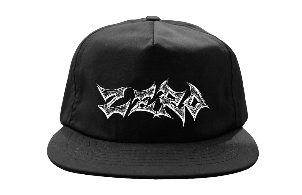 ZERO LESS THAN ZERO SNAPBACK HAT BLACK