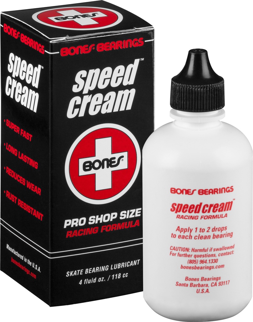 BONES SPEED CREAM SHOP SIZE 4 OZ.