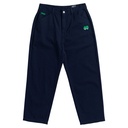 KROOKED EYES EMB TWILL NAVY/GREEN PANTS XXL