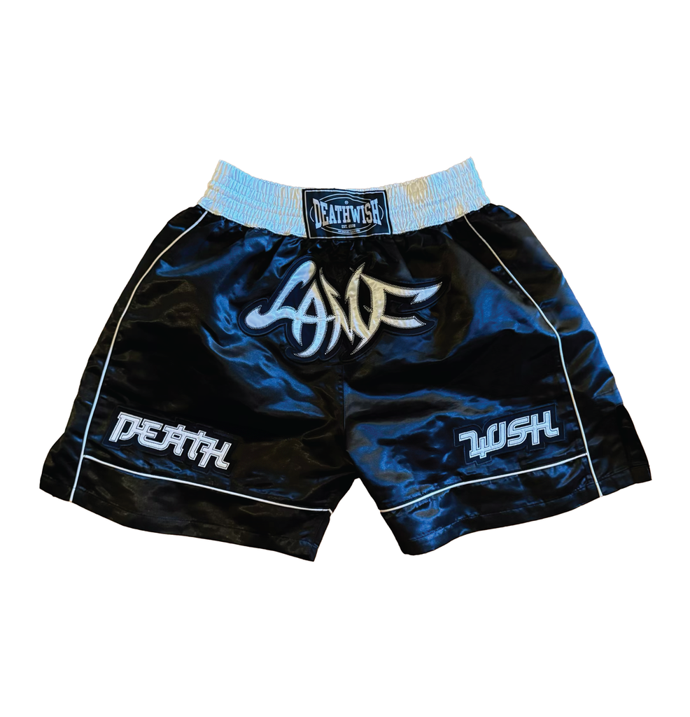 DEATHWISH LAMF SATIN BOXING SHORTS S
