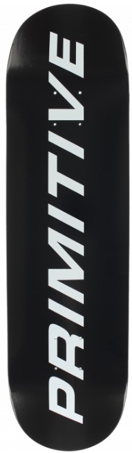 PRIMITIVE TEAM EURO SLANT BLACK DECK 8.25