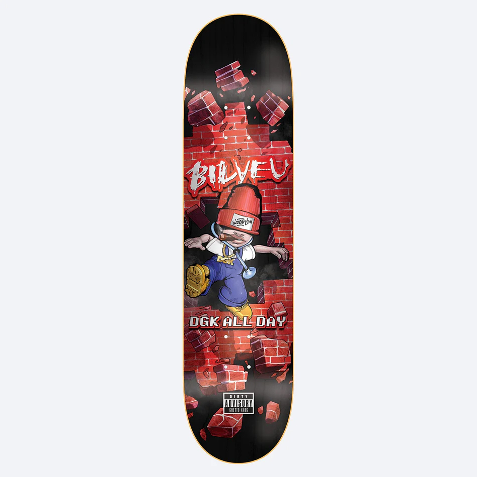 DGK BILYEU BUSTIN' OUT DECK 8.0