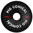 PIG CONICAL 54MM 99A BLACK (Set of 4)