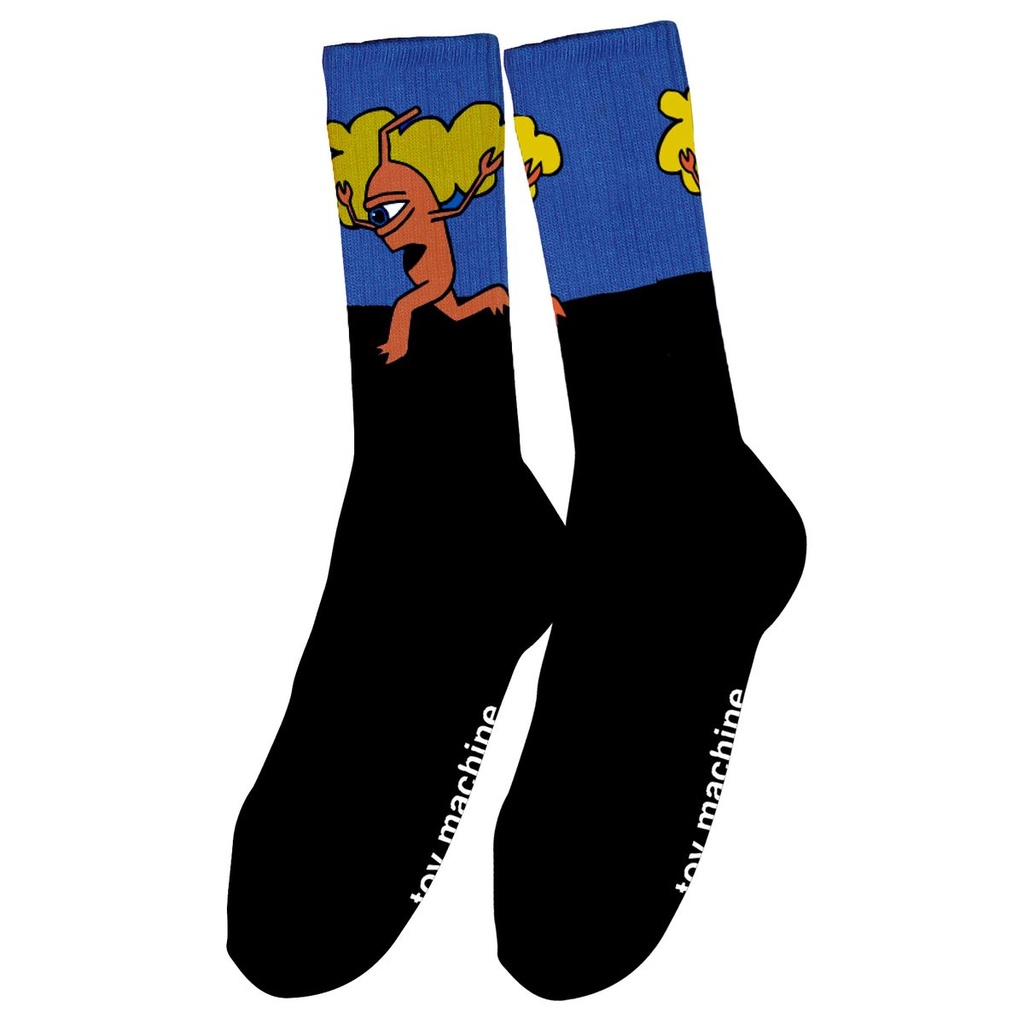 TOY MACHINE EARLY SECT SOCKS BLACK